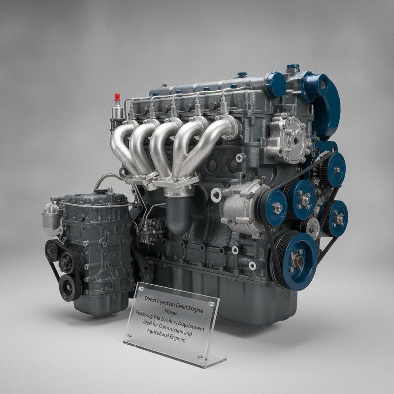 Мощность двигателя Direct Injection Deutz мощностью от 4 до 20 литров, идеально подходит для строительных и сельскохозяйственных двигателей